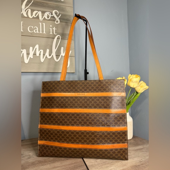 Celine Macadam Vintage Tote - Picture 1 of 17